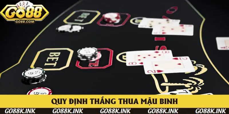 Quy định thắng thua được quy định khi chơi Mậu Binh