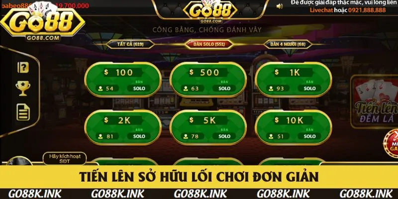 Tiến Lên sở hữu lối chơi đơn giản nhưng đầy chiến thuật