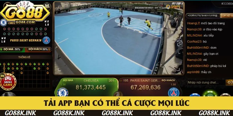 Bạn có thể tải app Go88 để cá cược mọi lúc Bạn có thể tải app Go88 để cá cược mọi lúc